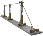 DBI/SALA 7400620 SecuraSpan Rebar/Shear Stud Horizontal Lifeline System
